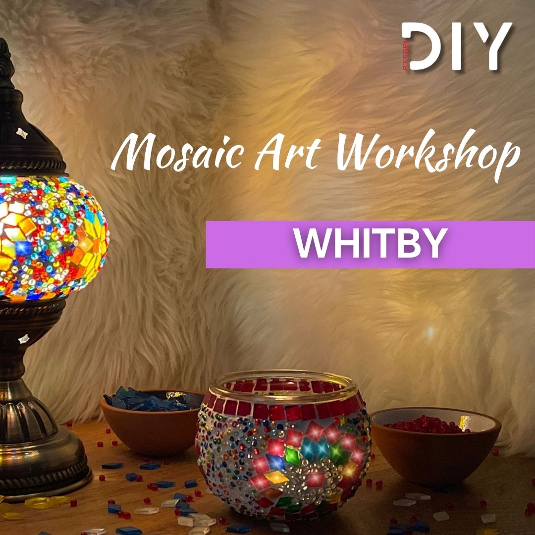 Whitby Mosaic Lamp Making Workshop - DIYLabs 